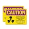 Signmission Radiation & Laser Sign, 10 in H x 14 in W, Plastic, Rectangle OS-2PACK-CR-P-1014-L-10138 - alternate 1